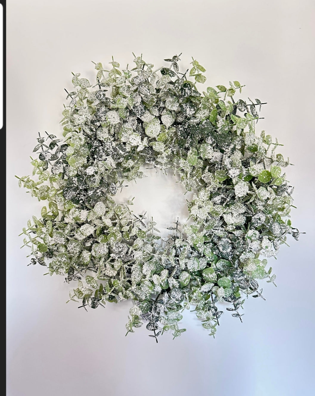 Large Eucalyptus Snowy Wreath Christmas Door Wreath