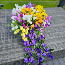 Load image into Gallery viewer, Matching Hanging Basket and Trough Set Garden Decor
